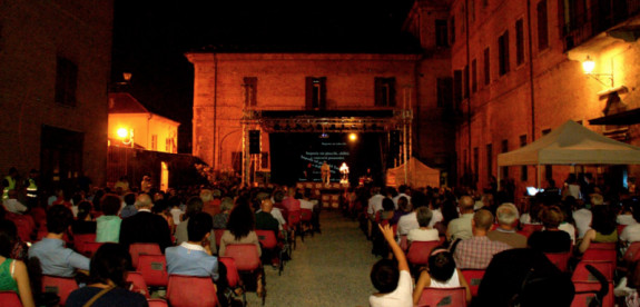 A performance at the International Festival of the Commons, in Chieri, Italy.