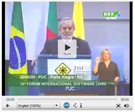 lula on free software