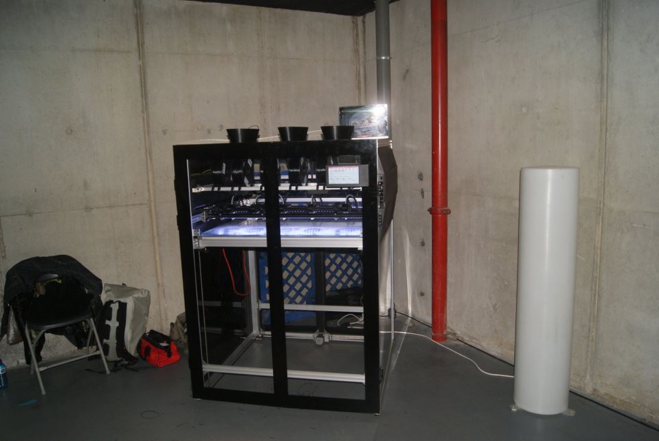 A 3D-printer developed by one of the members