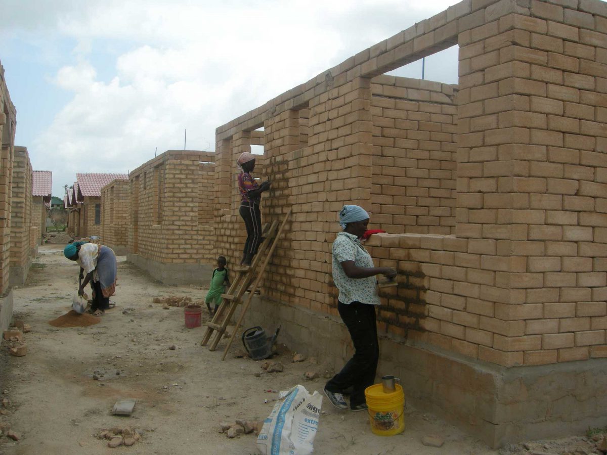 Dar es Salaam, Tanzania: Dispossessed community finances and builds affordable homes