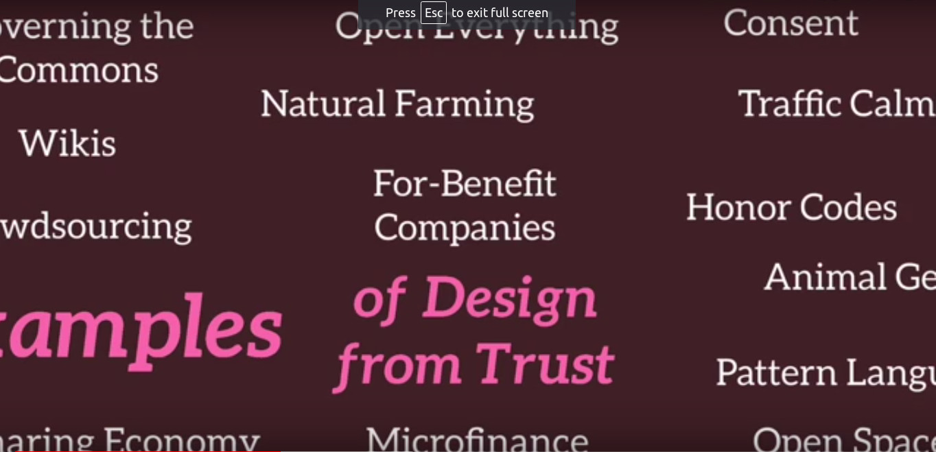 Jerry Michalski on Design from Trust