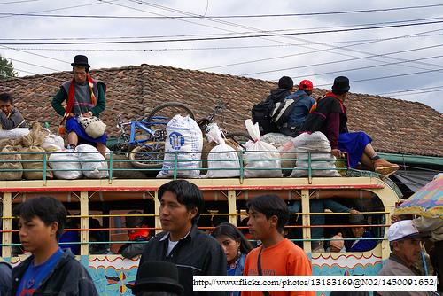 Imágen de una Chiva en Silvia, Cauca